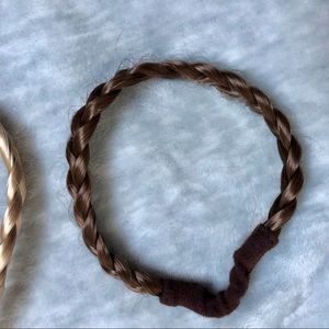 American Girl: Braided headband for brown hair AG dolls. EUC.